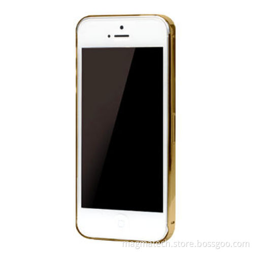 Stainless Steel Bumper for iPhone 5/5s, Attractive Design, Various Colors Available, Gold